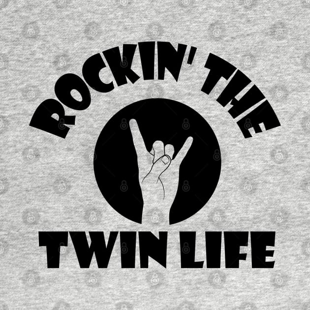 Rockin' The Twin Life - with Horns by FourMutts